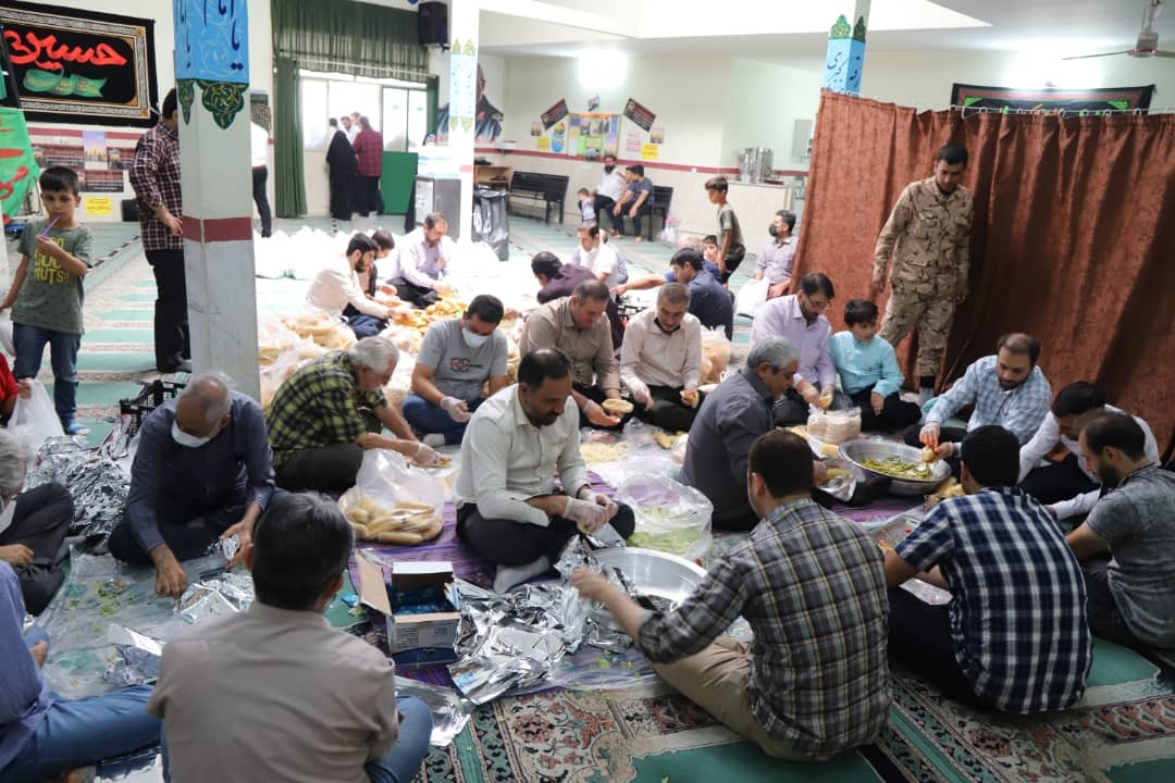 خدمات سازمان بسیج مهندسین برای اهالی محله محروم خاک سفید تهرانپارس به مناسبت عید غدیرخم