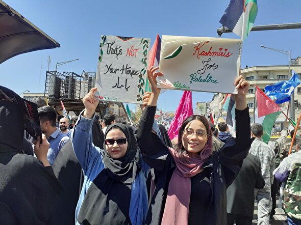 عکس| حضور اقشار مختلف در راه‍پیمایی روز قدس در تهران بزرگ