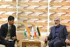 دیدار احمدوند و سفیر هند در آستانه نمایشگاه کتاب تهران