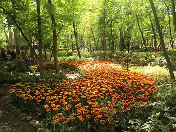 عکس| بهار زیبای «باغ ایرانی» پایتخت