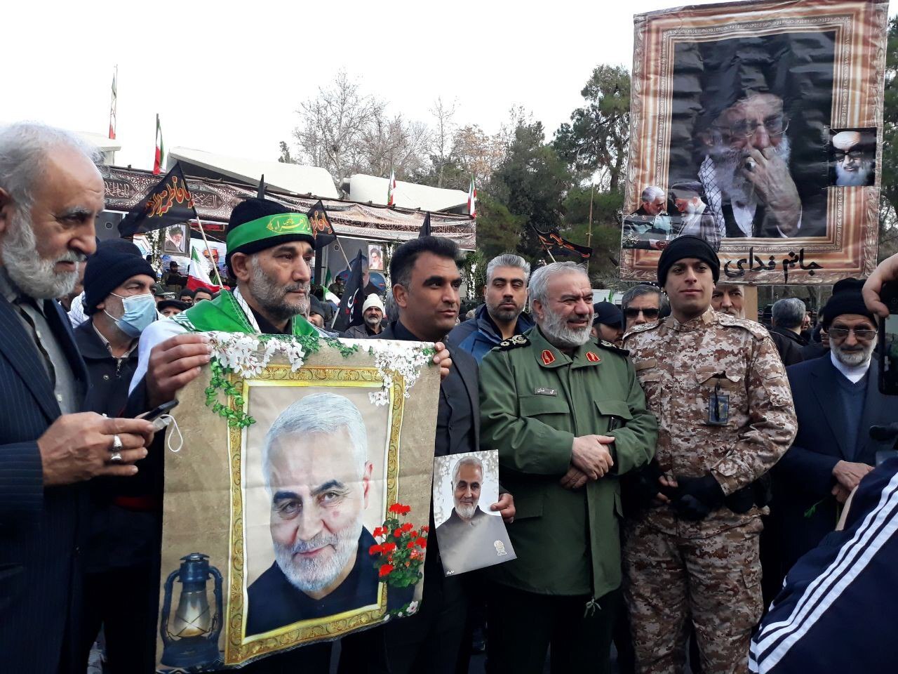مراسم بزرگ تشییع پیکر مطهر ۲۰۰ شهید گمنام در تهران آغاز شد