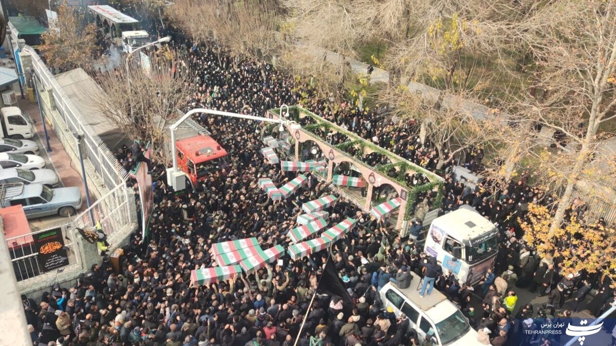 عکس|پیکر ۲۰۰ شهید گمنام دفاع مقدس در معراج شهدای تهران