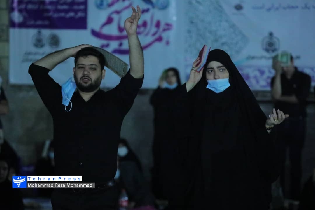 عکس| برگزاری مراسم شب قدر در امامزاده حسن(ع) تهران