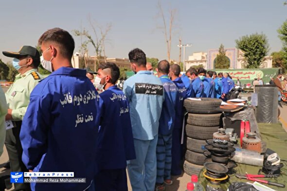 عکس| پنجاه و ششمین طرح رعد پلیس پایتخت