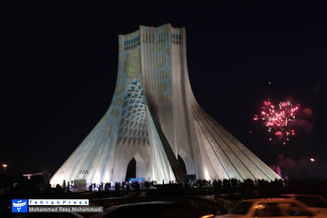 عکس| نورافشانی تهران در عیدغدیرخم