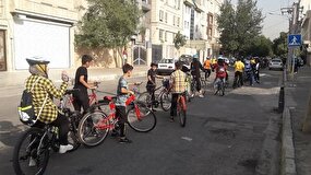 برگزاري همایش بزرگ دوچرخه سواری خانوادگی در منطقه 15