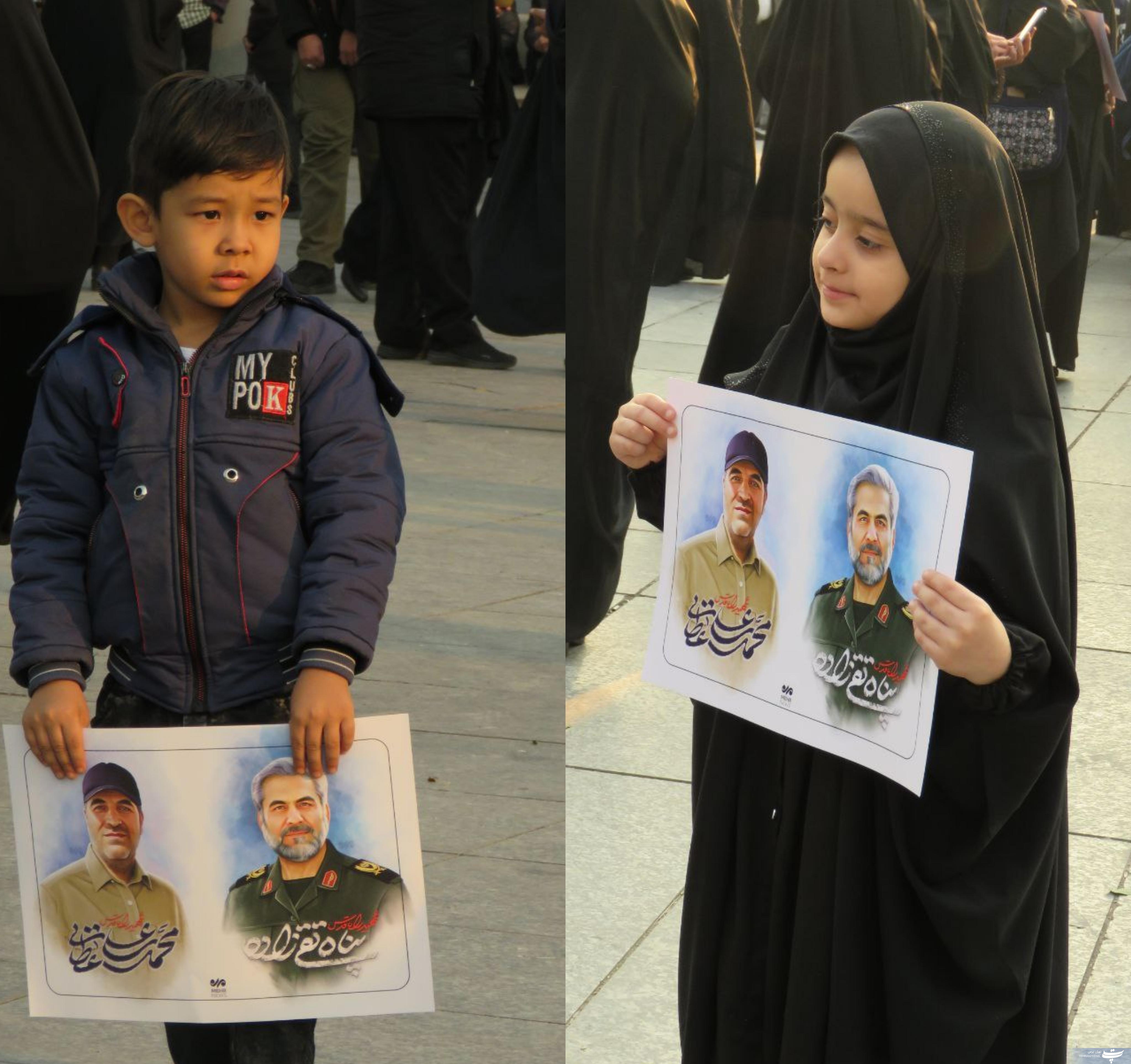 وداع مردم پایتخت با شهدای مدافع حرم تازه تفحص‌شده