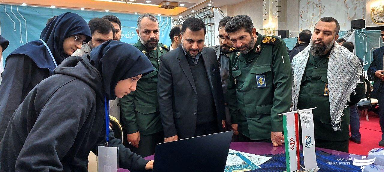 بازدید فرمانده سپاه تهران بزرگ و وزیر ارتباطات از سومین رویداد تولید محتوای دیجیتال بسیج پایتخت بازدید فرمانده سپاه تهران بزرگ و وزیر ارتباطات از سومین رویداد تولید محتوای دیجیتال بسیج پایتخت