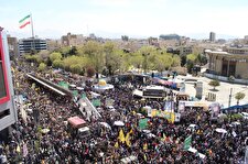 خروش مردم تهران در راهپیمایی روز جهانی قدس