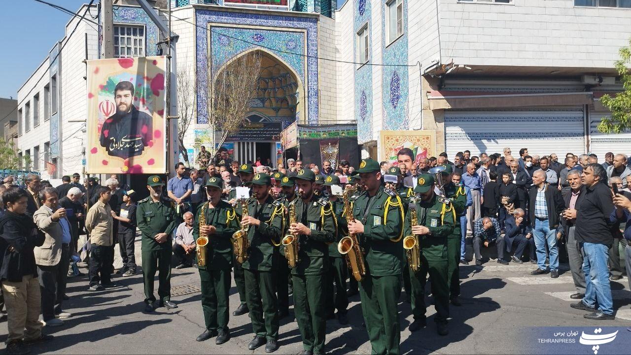 وداع مردم پایتخت با شهید راه قدس