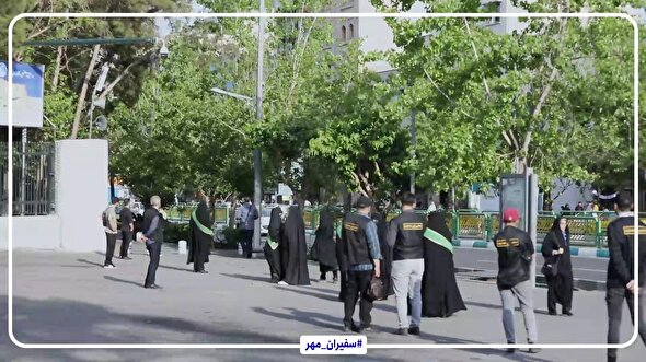 حضور موثر «سفیران مهر» در خیابان‌های تهران