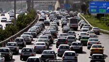 ترافیک نیمه سنگین در آزادراه تهران–شمال