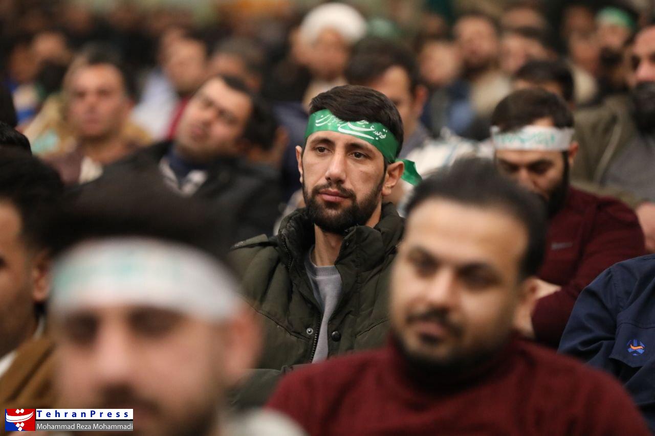 عکس| برگزاری همایش کارگران در مسیر حاج قاسم