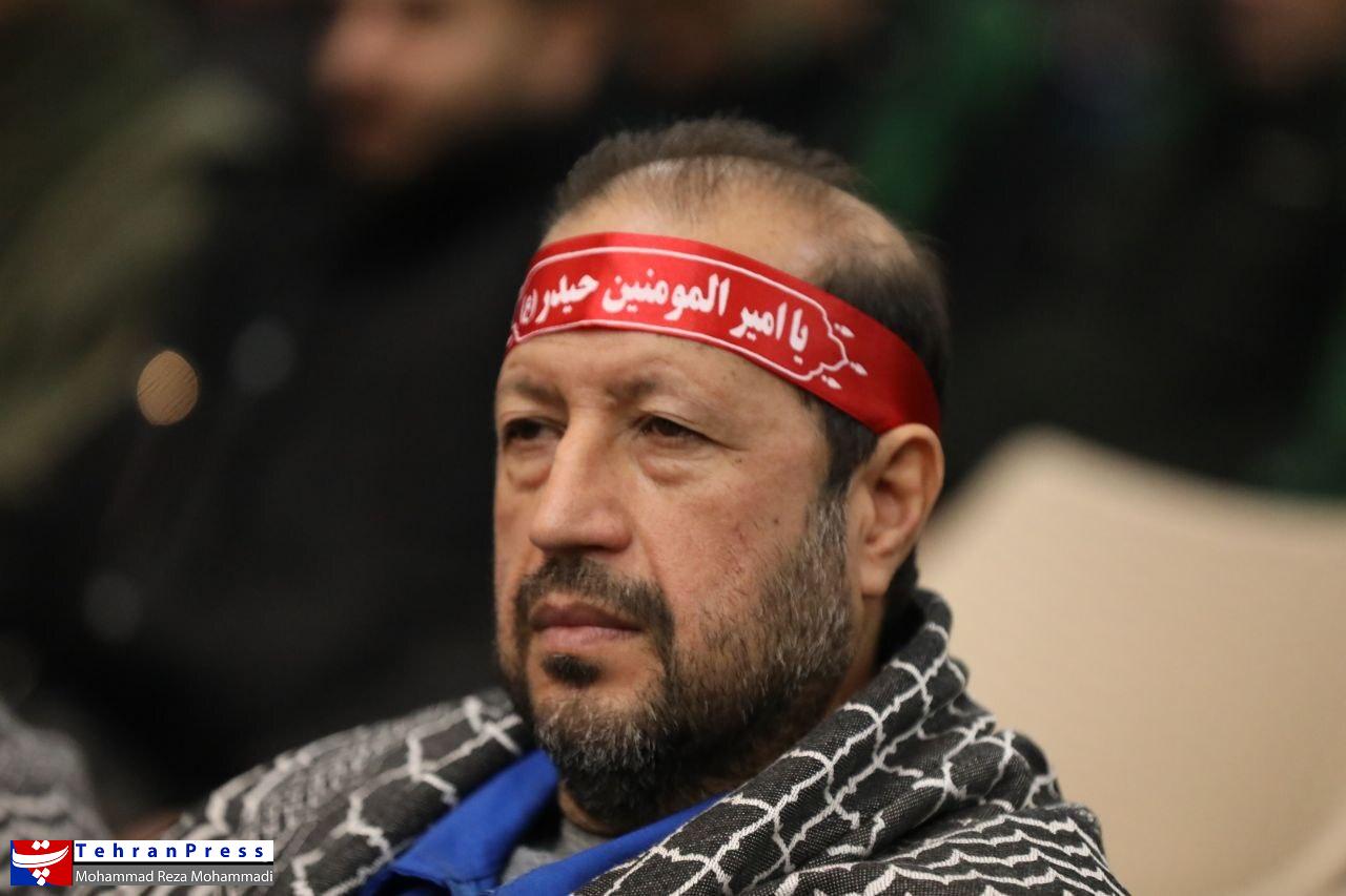 عکس| برگزاری همایش کارگران در مسیر حاج قاسم