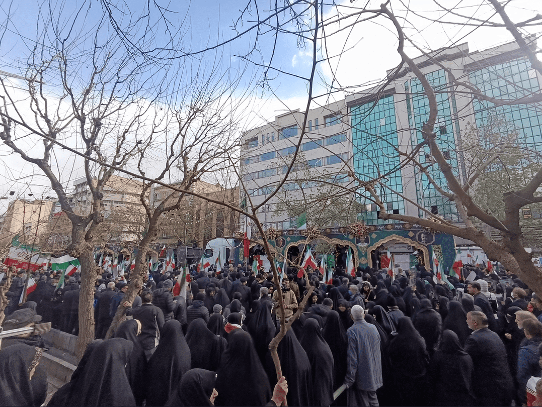 آغاز مراسم تشییع شهدای مقاومت ملی در تهران آغاز مراسم تشییع شهدای مقاومت ملی در تهران