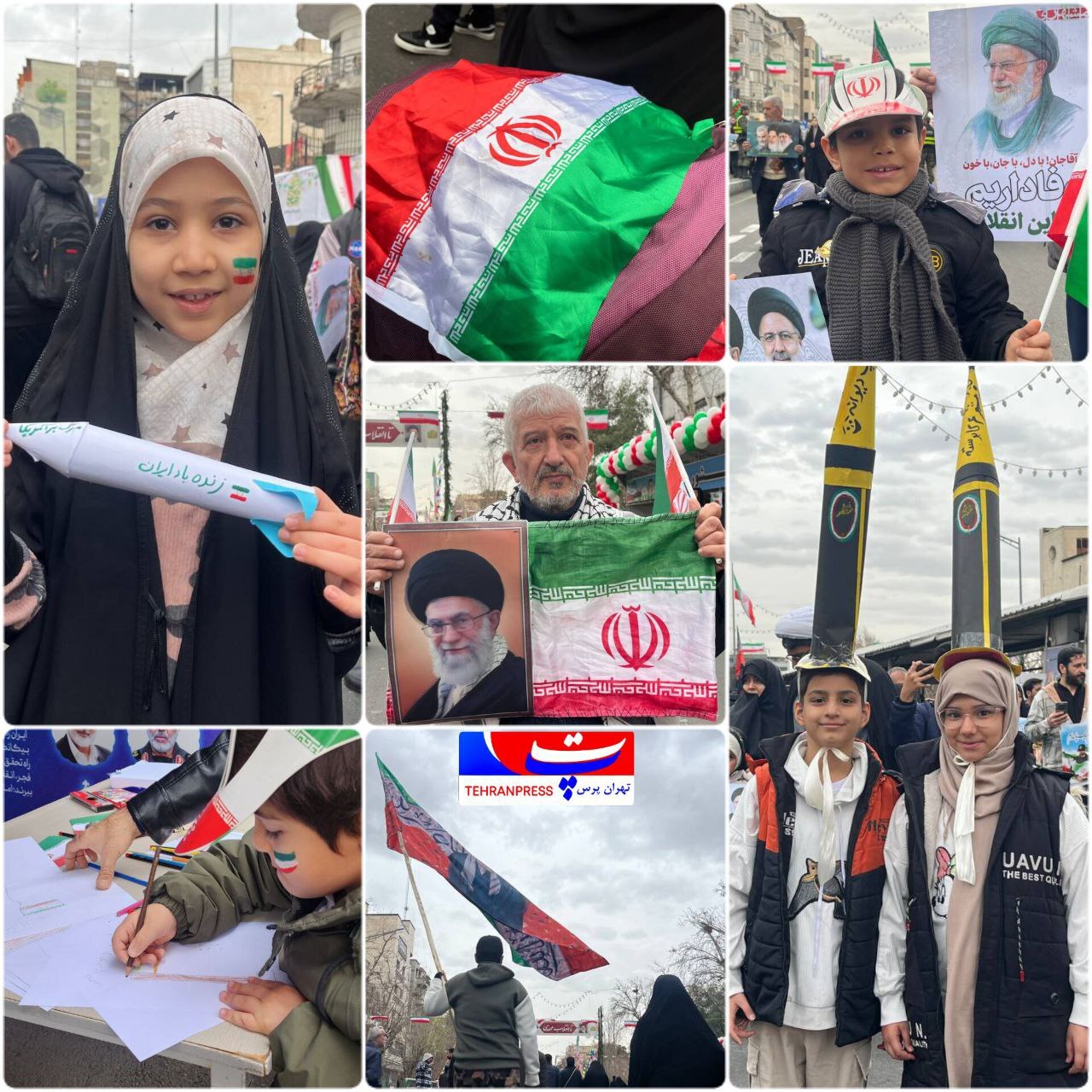 آغاز راهپیمایی ۲۲ بهمن در تهران آغاز راهپیمایی ۲۲ بهمن در تهران