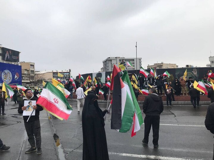 آغاز راهپیمایی روز جهانی قدس در تهران آغاز راهپیمایی روز جهانی قدس در تهران