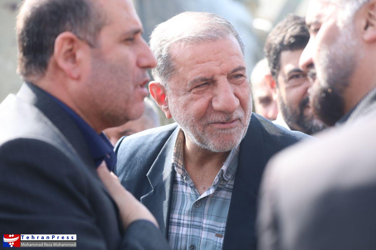 تشییع پیکر مادر جاویدالاثر حاج احمد متوسلیان در گلزار شهدای تهران