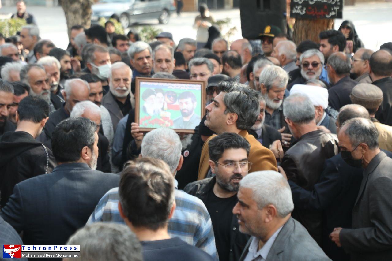 عکس| تشییع پیکر مادر جاویدالاثر حاج احمد متوسلیان در گلزار شهدای تهران