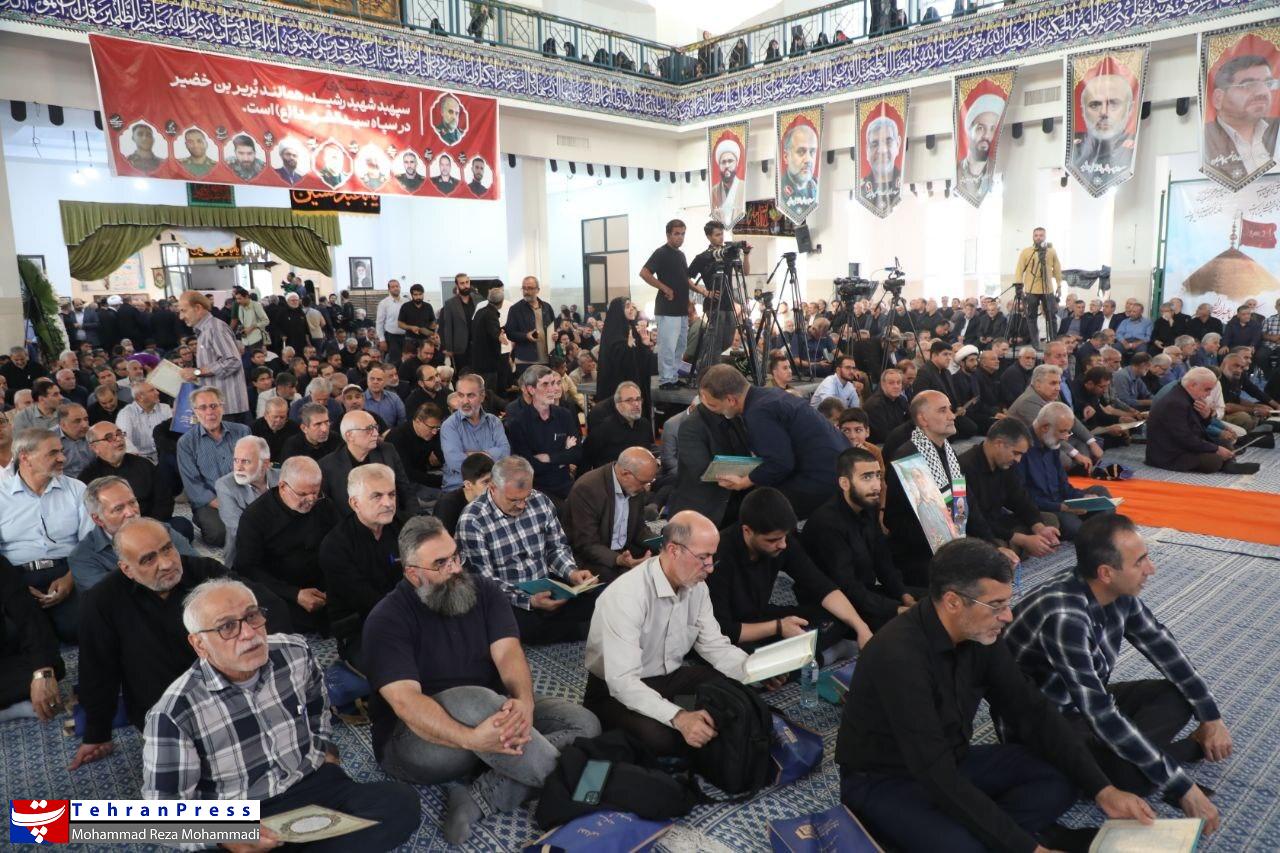 عکس| چهلمین روز شهادت سرداران و عالمان شهید در تهران