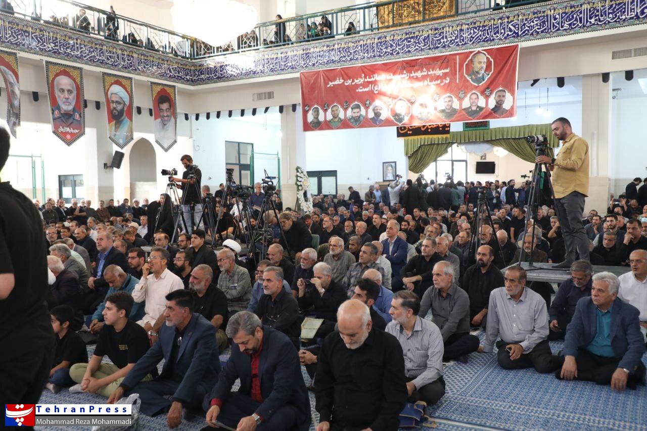 عکس| چهلمین روز شهادت سرداران و عالمان شهید در تهران