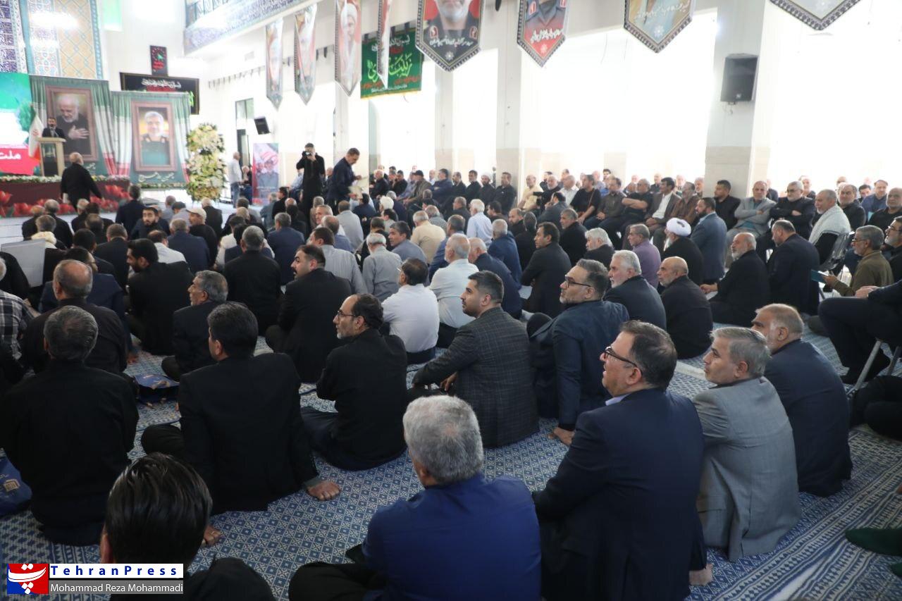 عکس| چهلمین روز شهادت سرداران و عالمان شهید در تهران