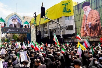 برگزاری مراسم اربعین امام خامنه‌ای در تهران