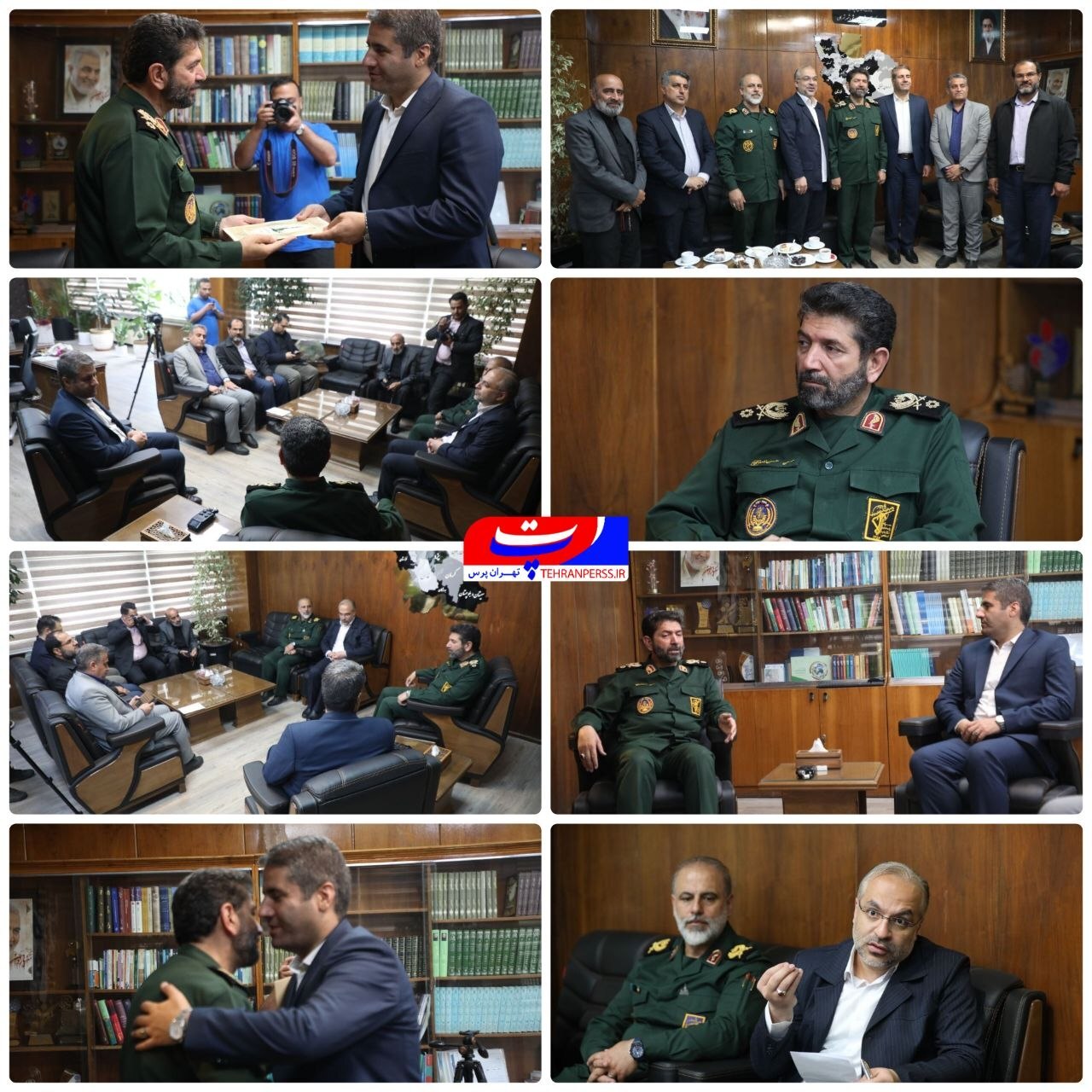 دیدار فرمانده سپاه پایتخت با مدیرکل آموزش و پرورش شهر تهران