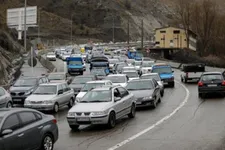 ترافیک سنگین در آزادراه تهران - شمال