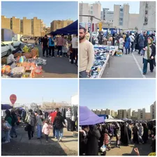 برپایی هفتگی دوشنبه بازار در گاراژ محمدی