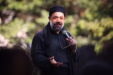 مرثیه‌خوانی محمود کریمی در اجتماع بزرگ فاطمی میدان نبوت