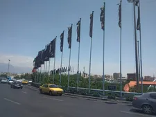 دارالشهدای تهران سیاه‌پوش شد