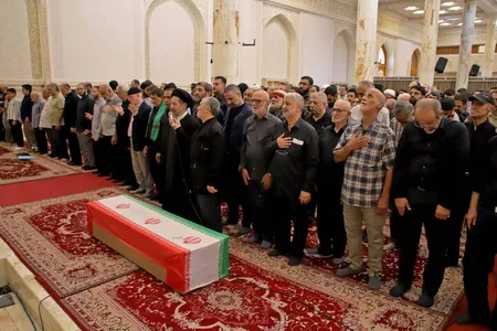 وداع با پدر شهیدان سیدصاحب و سیدمهدی محمدی