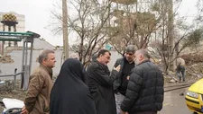 بازدید معاون شهردار از نقاط آسیب‌دیده منطقه ۲۱