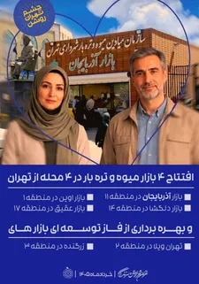 بازار میوه و تره‌بار آذربایجان افتتاح می‌شود