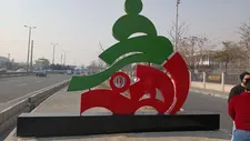 نصب ریسه‌های تزئینی در منطقه ۲۱