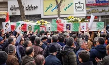 حماسه تهرانی‌ها در تشییع پیکر شهدای مقاومت ملی
