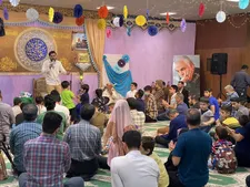 برگزاری جشن میلاد امام رضا در تپه نورالشهدا