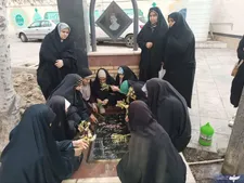 غبارروبی مزار شهدا در منطقه ۱۵
