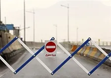 مسدود شدن جاده چالوس
