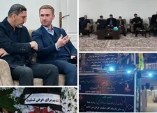 حضور شهردار منطقه ۲۱ در منزل شهیده رحیمی
