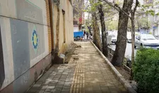 مرمت پیاده‌راه تقاطع جانبازان و کرمان جنوبی