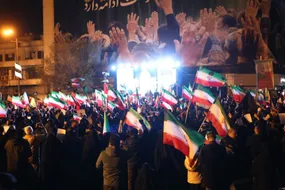 تجمع تهرانی‌ها برای خون‌خواهی شهید امام خامنه‌ای