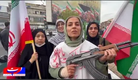 پاسخ بانوان شجاع تهرانی به تهدید ترامپ