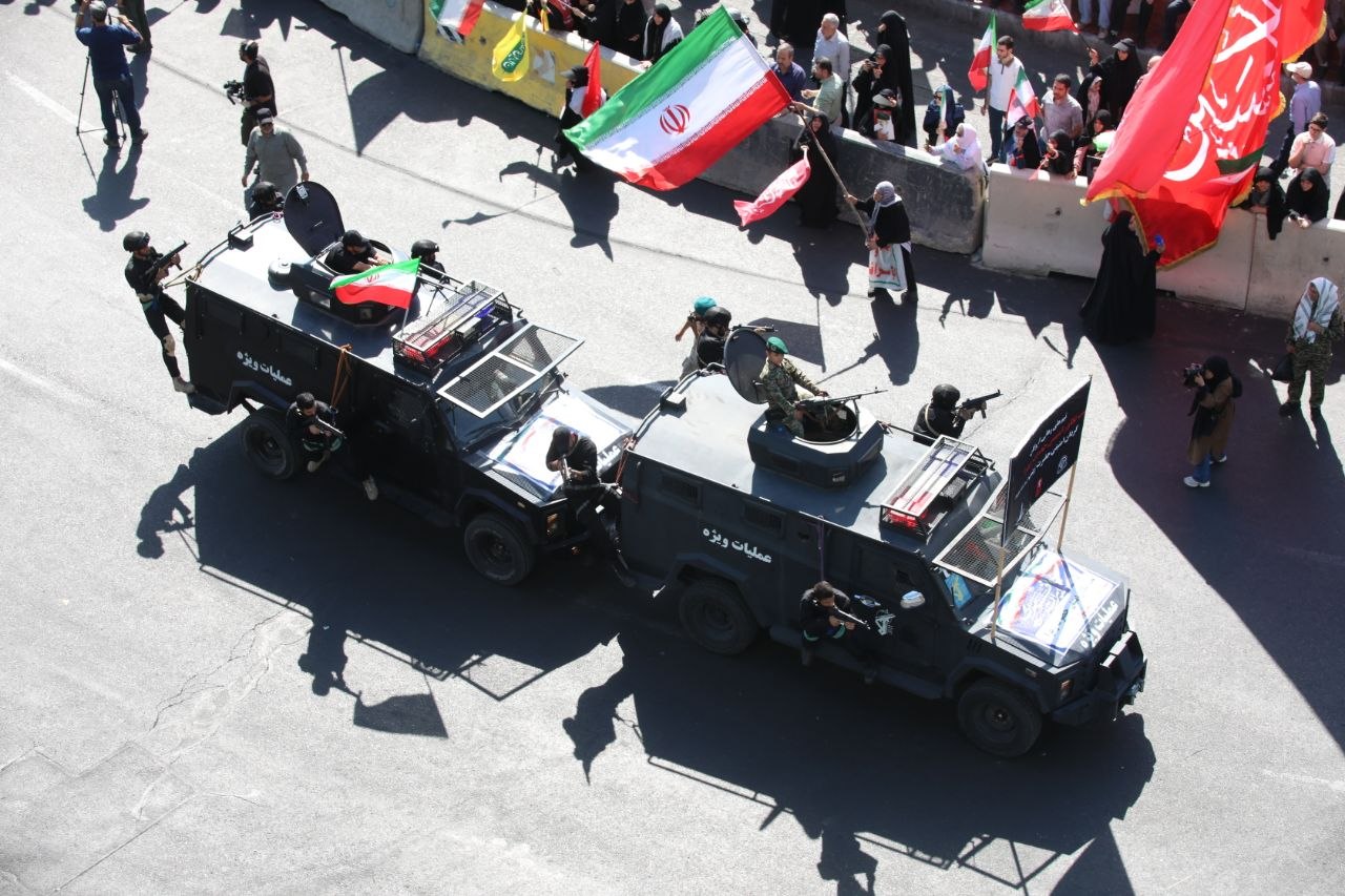 عکس| رزمایش و اجتماع بزرگ «جانفدایان ایران» در تهران