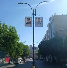 نصب ۴۰ تابلوی یادبود در معابر دارالشهدا