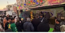 برپایی مواکب و چایخانه‌ها در معابر و میادین