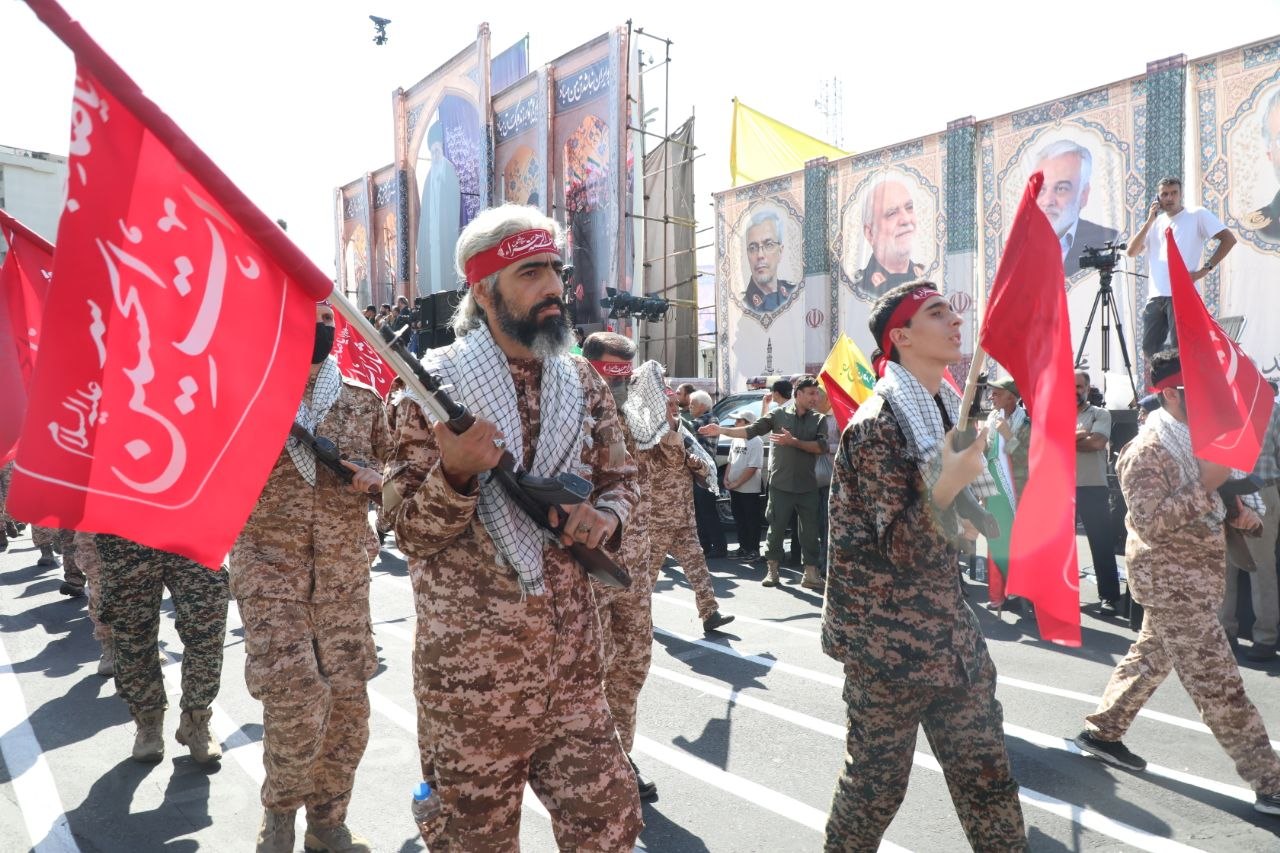 عکس| رزمایش و اجتماع بزرگ «جانفدایان ایران» در تهران