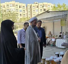 بازارچه کارآفرینی شکوفه‌های نارنج در منطقه ۲۲