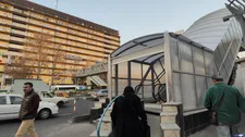 بازسازی پل عابر پیاده مقابل وزارت کار